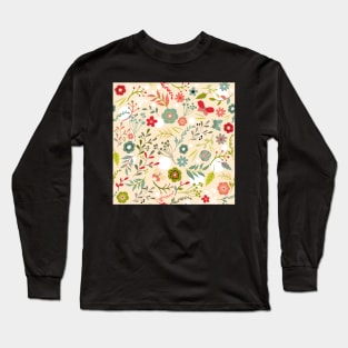 summer meadow yellow Long Sleeve T-Shirt